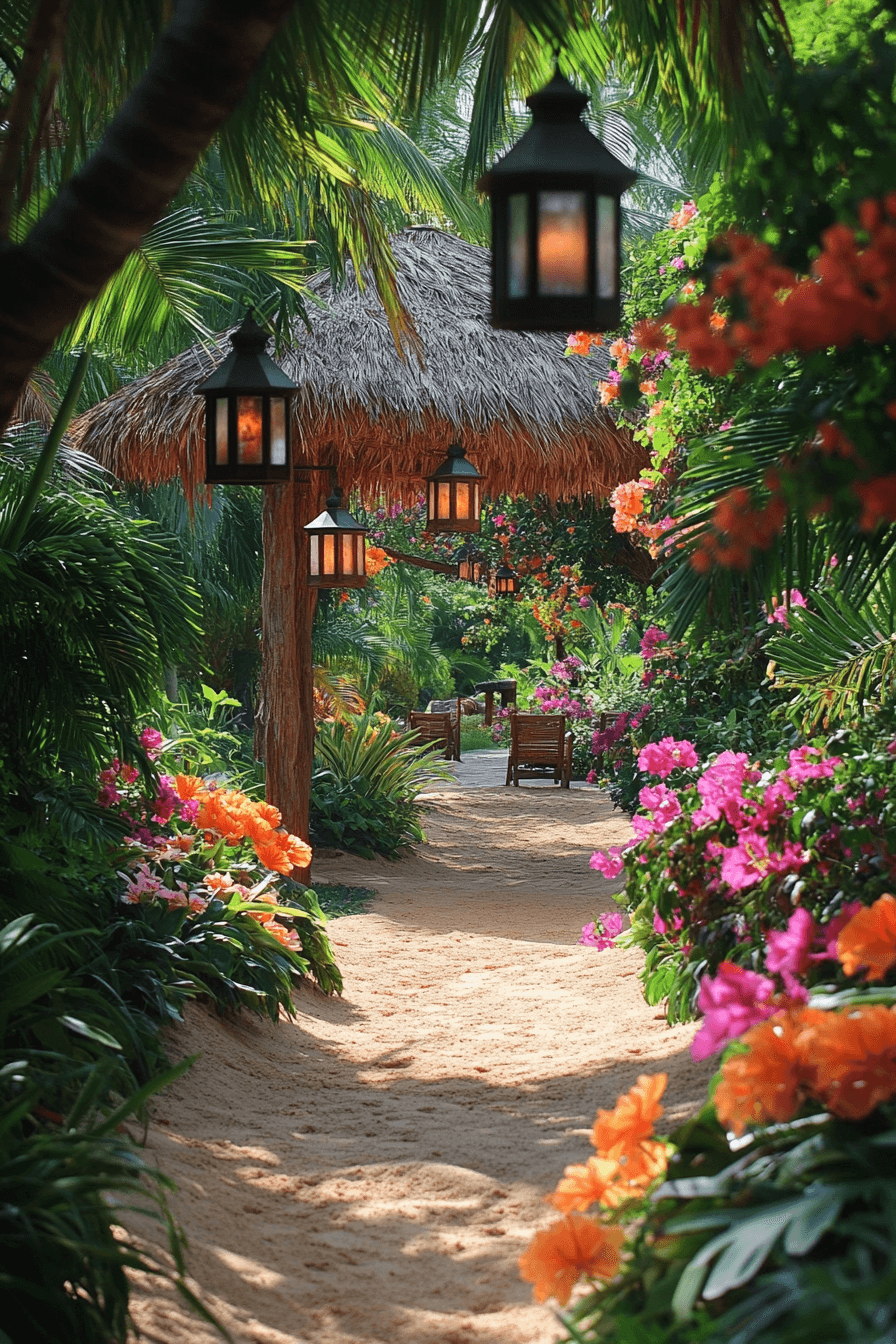 29 Tropical Landscape Design Elements to Create a Breezy Backyard Retreat 2 tropical landscape design