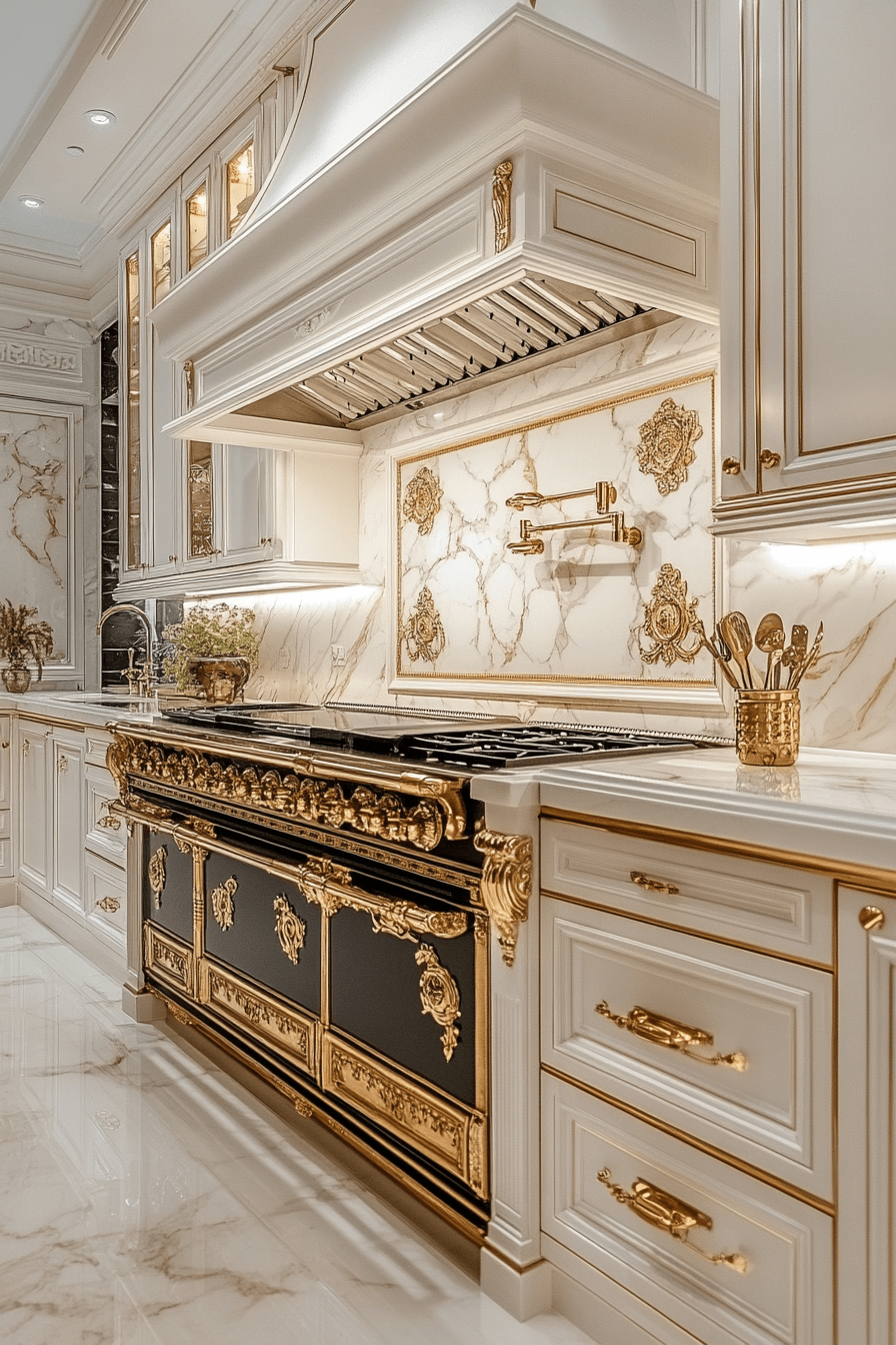 29 Neoclassical Kitchen Inspirations for a Perfectly Elegant Cooking Area 2 neoclassical kitchen