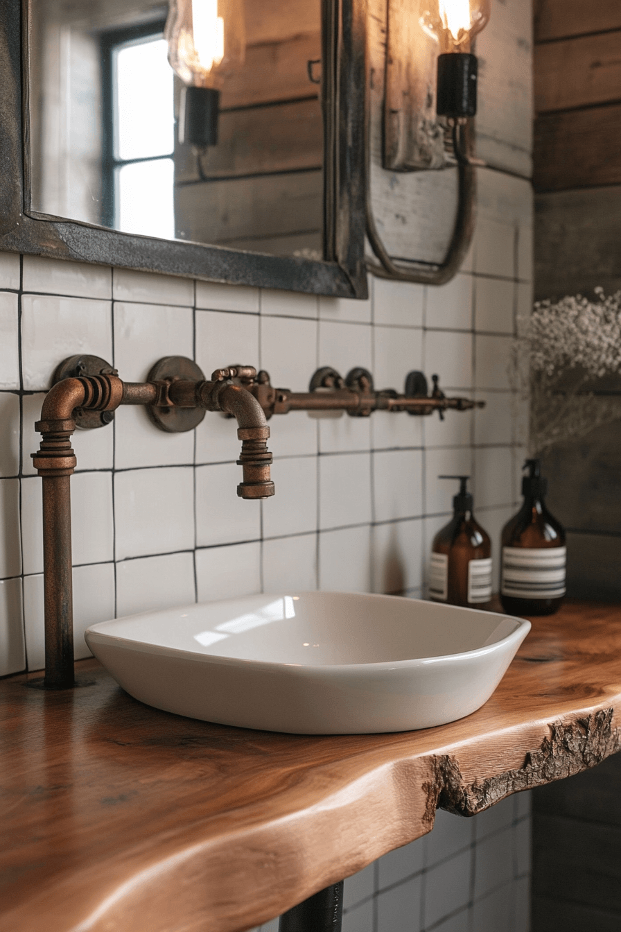 29 Industrial Bathroom Ideas That Turn Raw Details Into Refined Style 2 industrial bathroom ideas