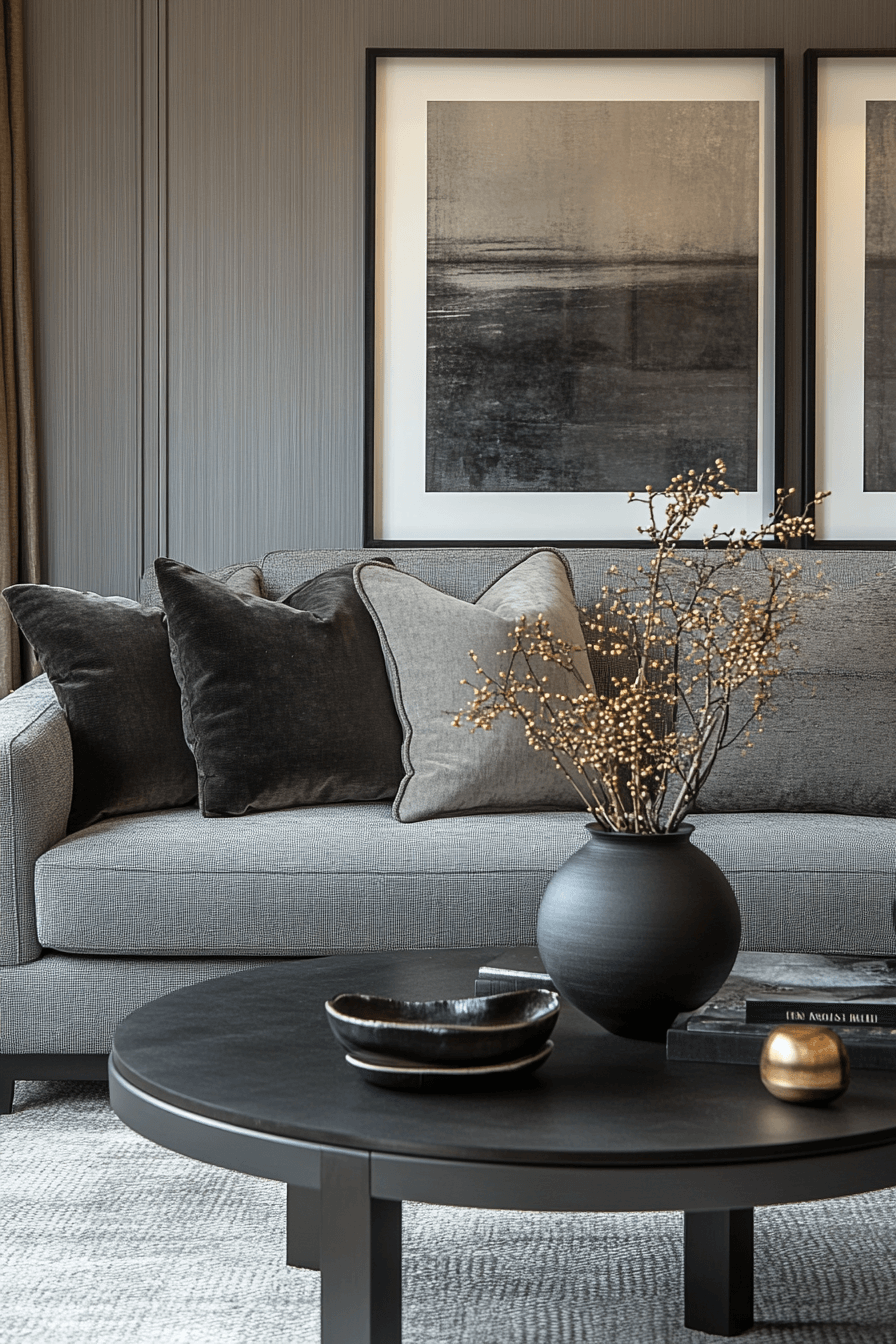 29 Gray Couch Living Room Looks That Never Go Out of Style 2 gray couch living room