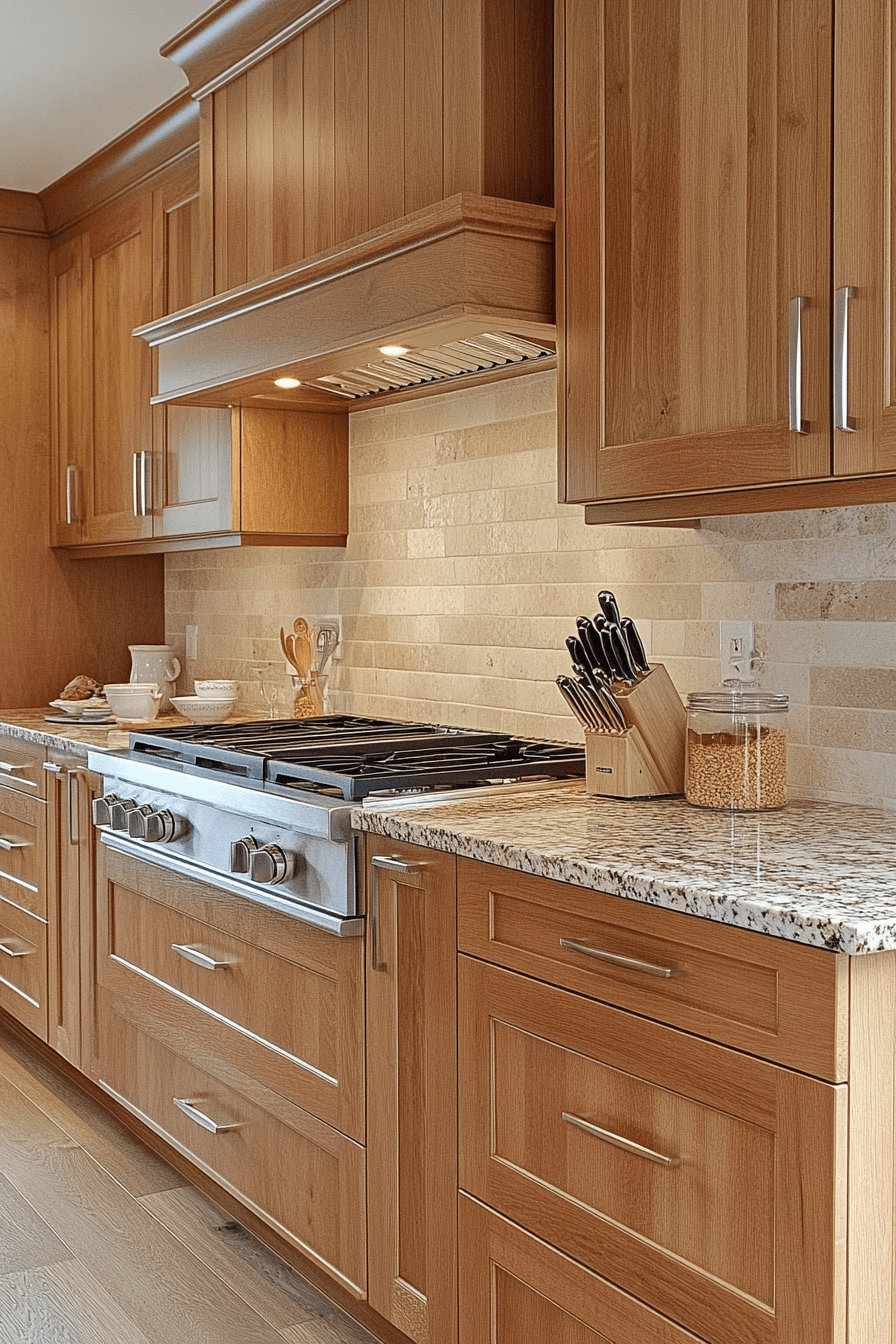 29 Maple Kitchen Cabinets That Make a Lasting Impression 2 Maple Kitchen Cabinets
