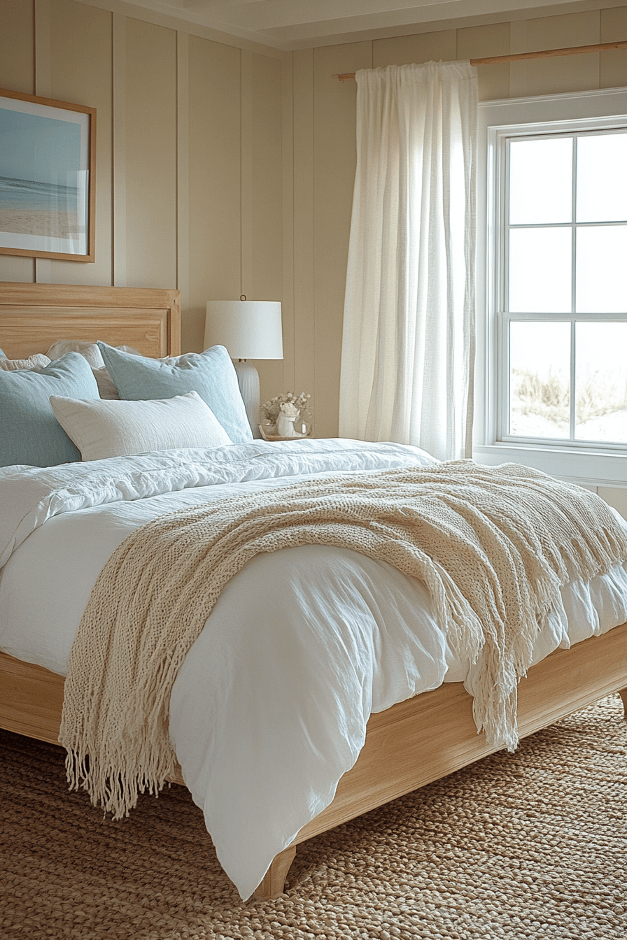 29 Coastal Cottage Bedroom Spaces That Mix Comfort with Coastal Flair 2 coastal cottage bedroom
