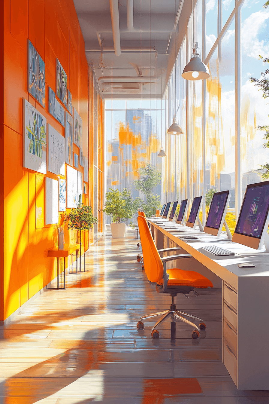 29 Office Interior Design Ideas That Spark Motivation 2 office interior design