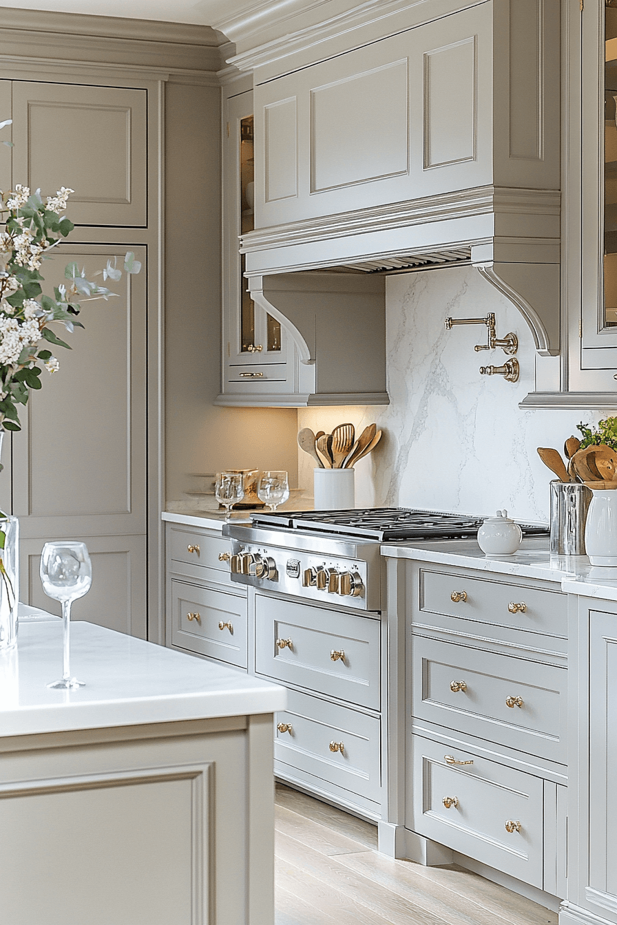 29 Light Grey Kitchen Cabinets for a Clean and Contemporary Vibe 20 light grey kitchen cabinets