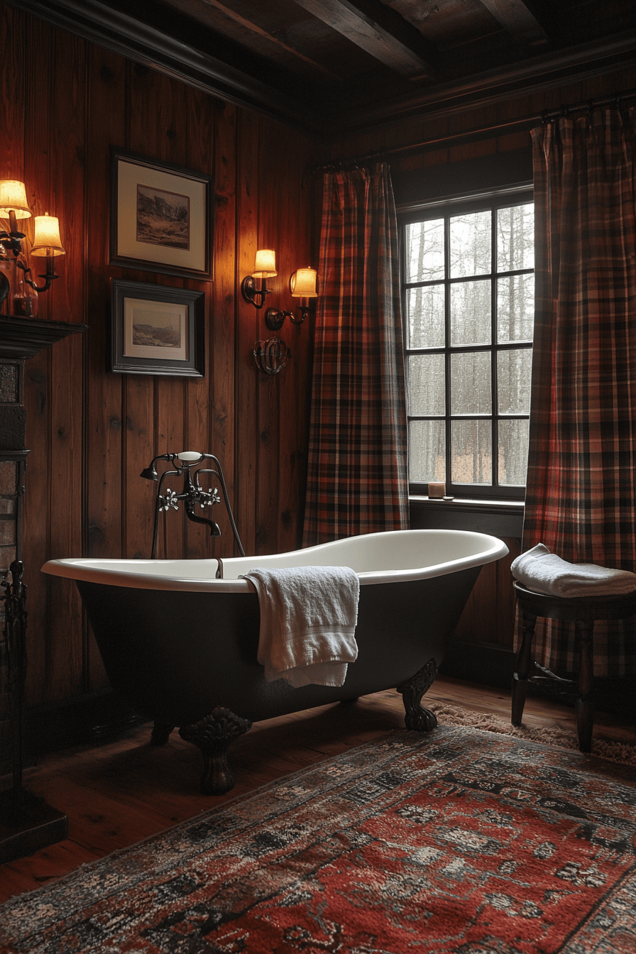 29 Old Cabin Interior Bathroom Inspirations for a Peaceful Escape 20 old cabin interior bathroom