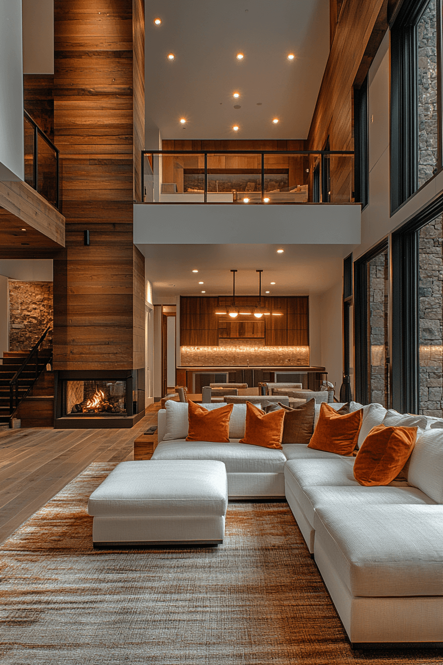 29 Cabin Living Room Ideas to Create the Perfect Escape 20 cabin living room