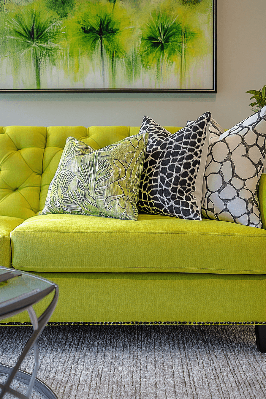 29 Green Living Room Decor Inspirations for a Fresh Modern Makeover 20 green living room decor