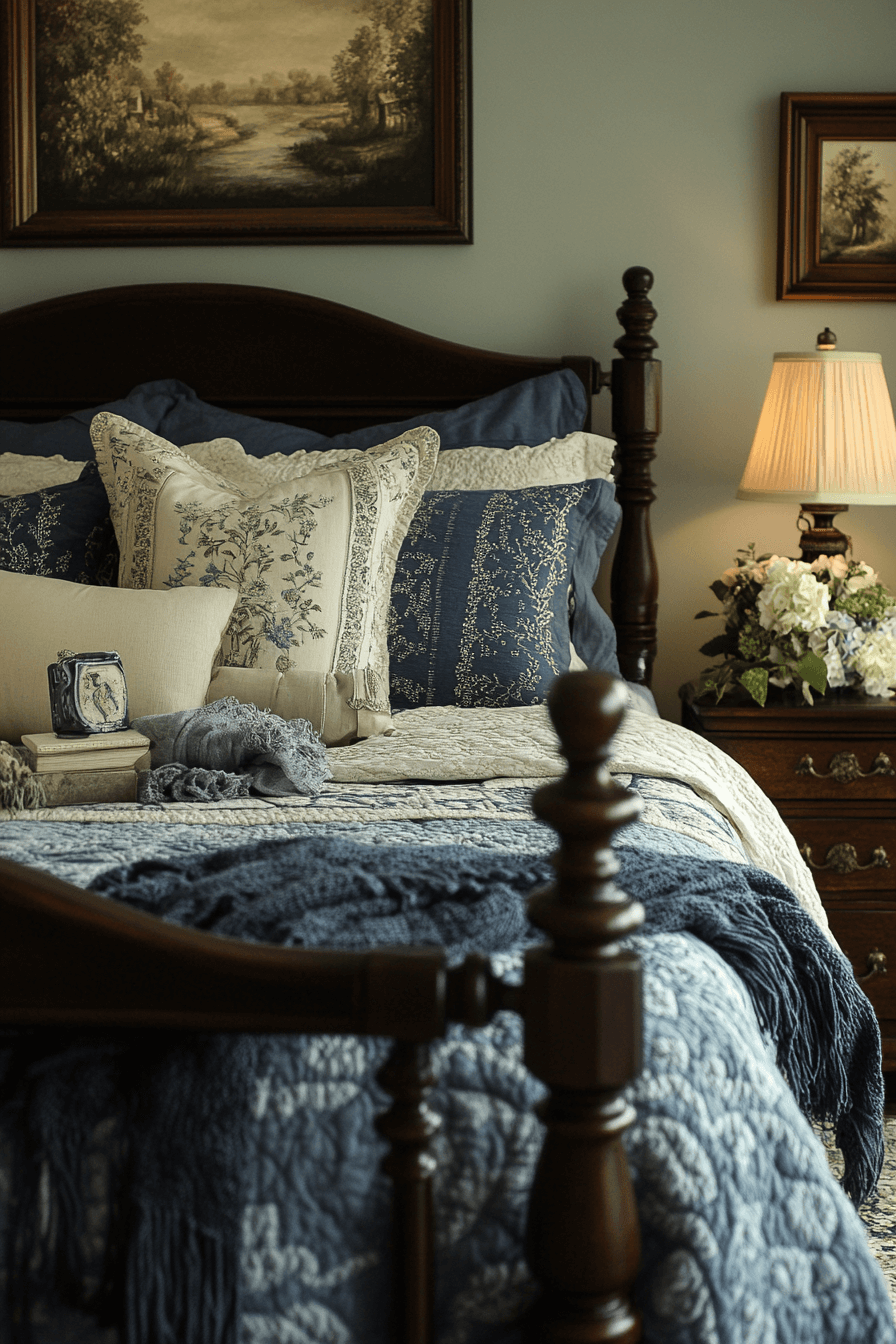 29 Moody Vintage Bedroom Ideas to Add Personality and Comfort to Your Room 20 moody vintage bedroom