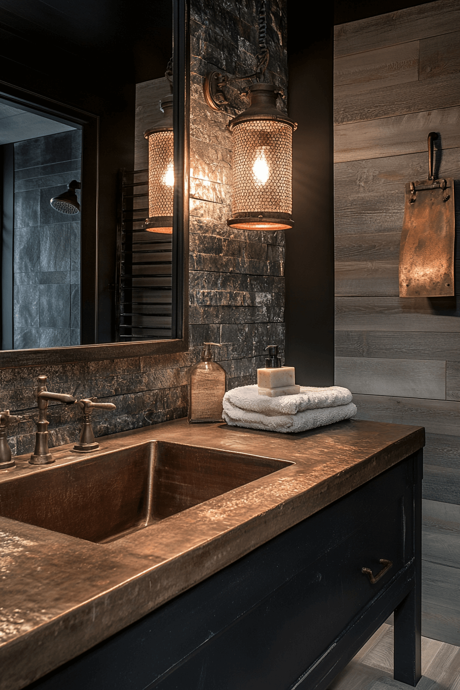 29 Industrial Bathroom Ideas That Turn Raw Details Into Refined Style 20 industrial bathroom ideas