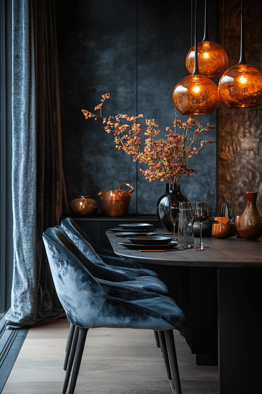 29 Moody Vintage Dining Room Aesthetics That Celebrate Classic Comfort 20 moody vintage dining room