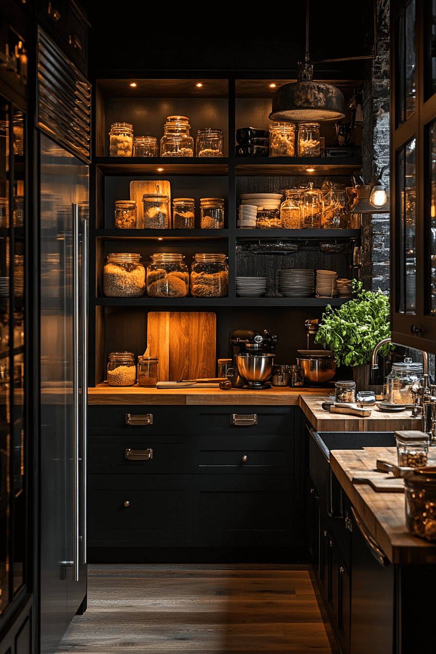 29 Dark Academia Kitchen Designs for Lovers of Literature and Aesthetics 21 dark academia kitchen