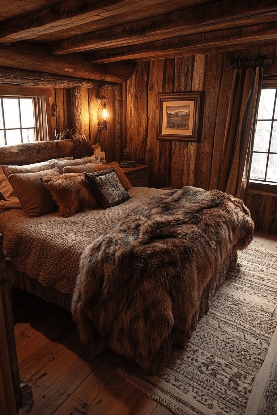 29 Old Cabin Interior Bedroom Styles Full of Nostalgic Charm 21 old cabin interior bedroom