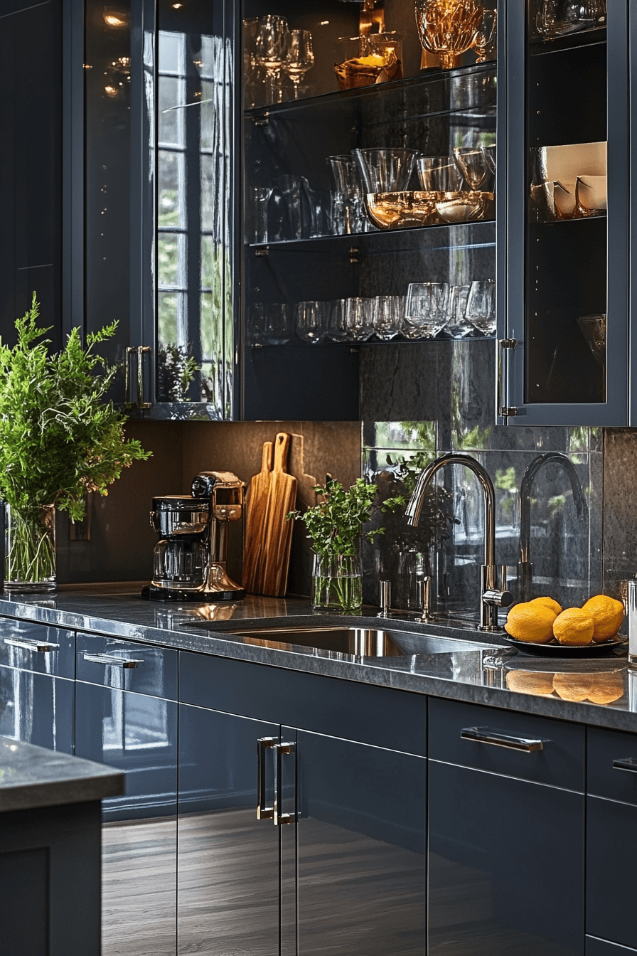 29 Dark Grey Kitchen Cabinets That Turn Simple Spaces Into Showstoppers 21 dark grey kitchen cabinets