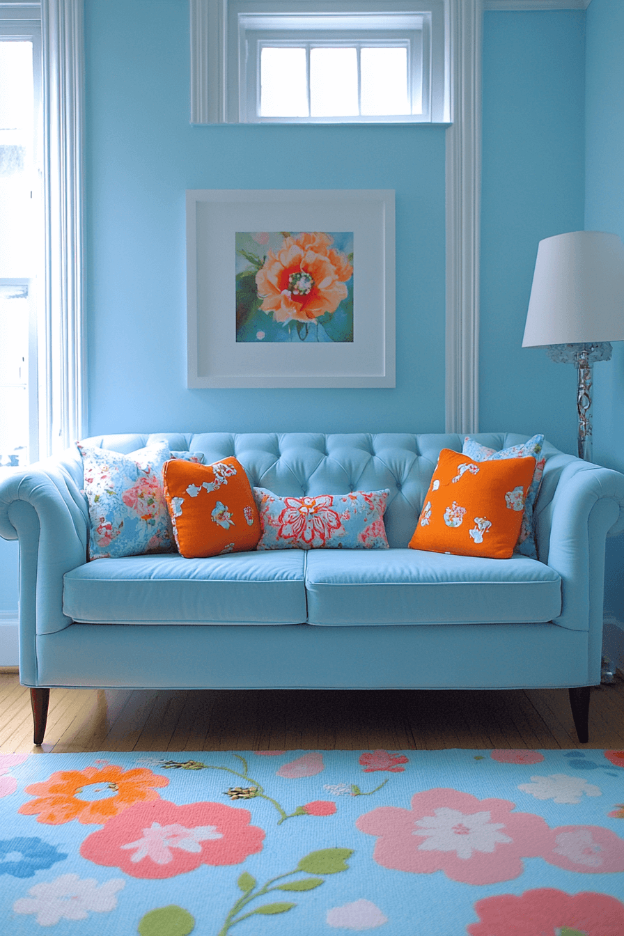 29 Blue Living Room Decor Ideas That Brighten Without Overwhelming 21 blue living room decor