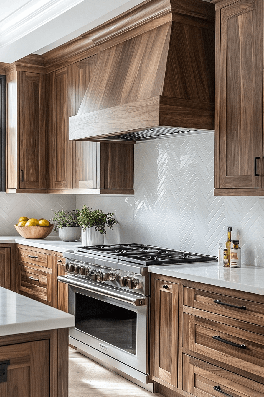 29 Walnut Kitchen Cabinets That Exude Understated Luxury 21 Walnut Kitchen Cabinets