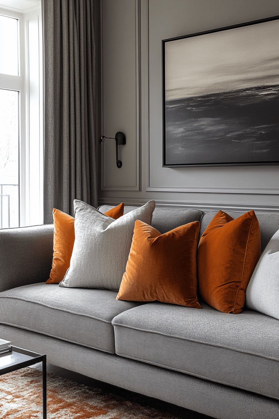 29 Gray Couch Living Room Looks That Never Go Out of Style 21 gray couch living room