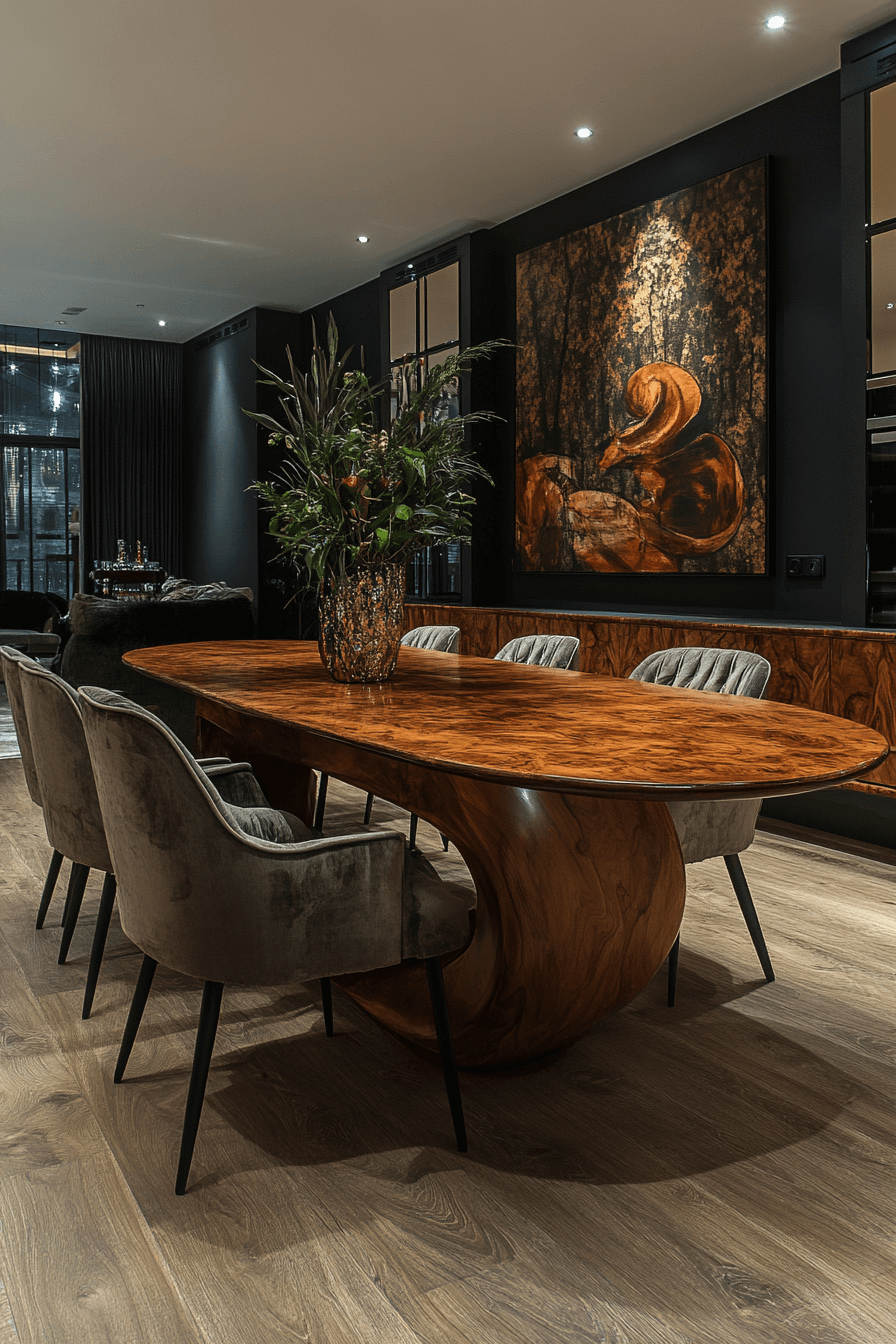 29 Moody Vintage Dining Room Aesthetics That Celebrate Classic Comfort 22 moody vintage dining room