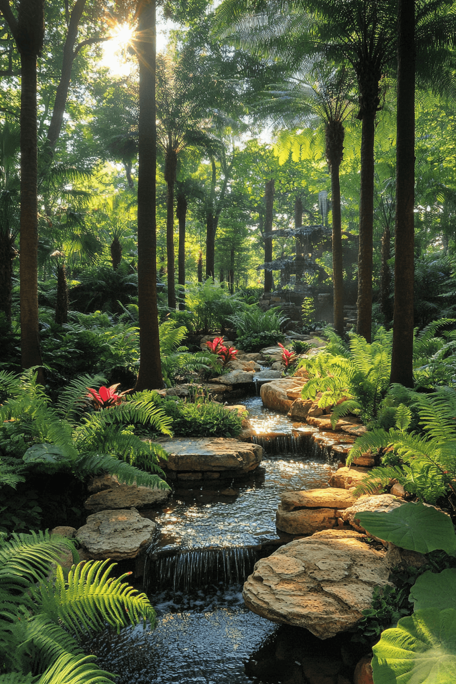 29 Tropical Landscape Design Elements to Create a Breezy Backyard Retreat 22 tropical landscape design