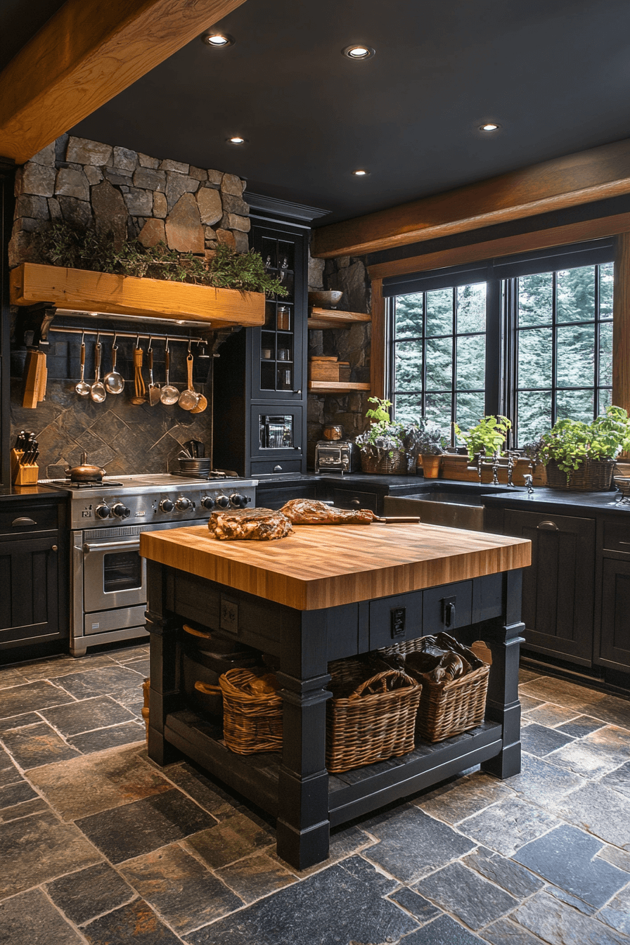 29 Old Cabin Interior Kitchen Inspirations for a Vintage Retreat 22 old cabin interior kitchen