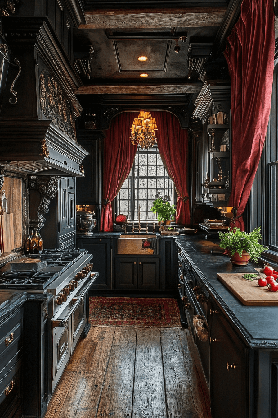 29 Moody Cottage Kitchen Interiors That Radiate Peace and Personality 22 moody cottage kitchen