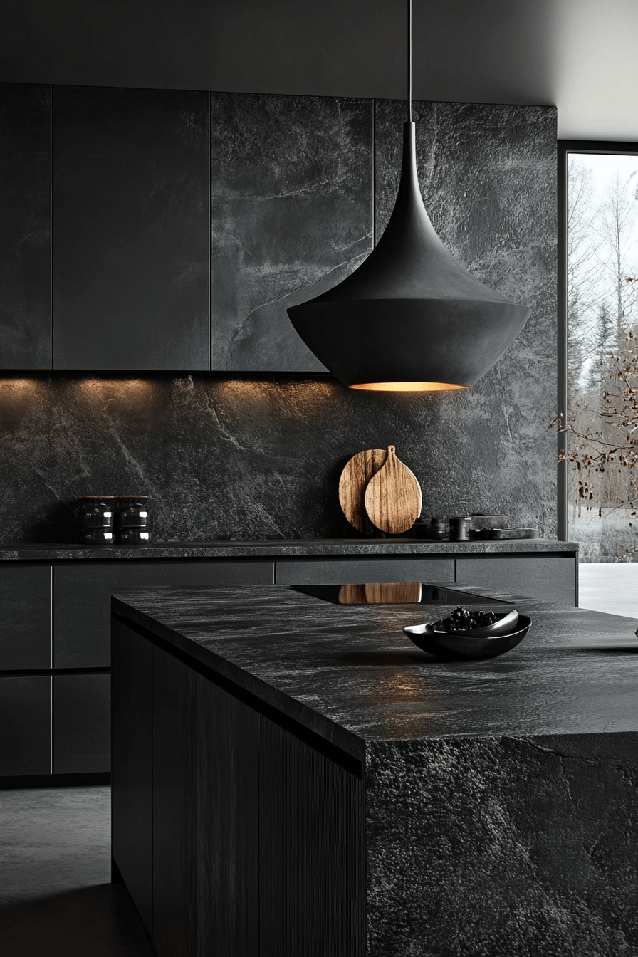 29 Dark Kitchen Aesthetic Touches to Create Your Dream Culinary Retreat 22 dark kitchen aesthetic
