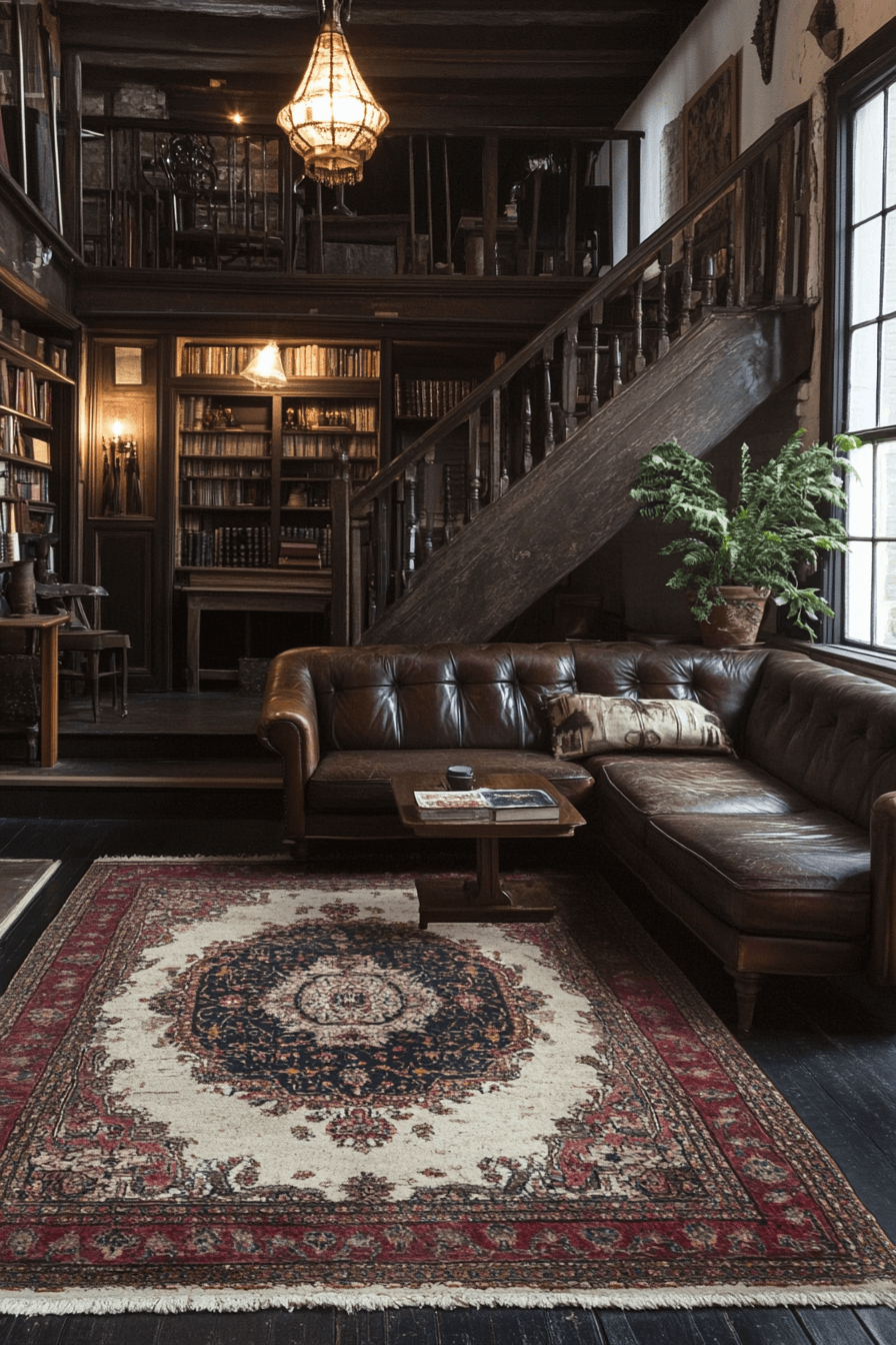 29 Moody Vintage Living Room Designs to Bring Vintage Charm into Contemporary Living 22 moody vintage living room