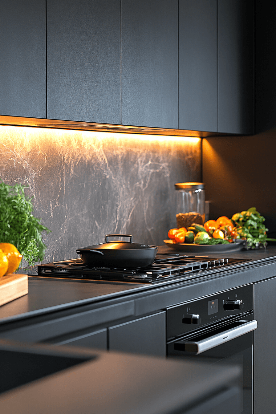 29 Moody Kitchen Cabinets to Embrace Rich Tones and Timeless Style 22 moody kitchen cabinets