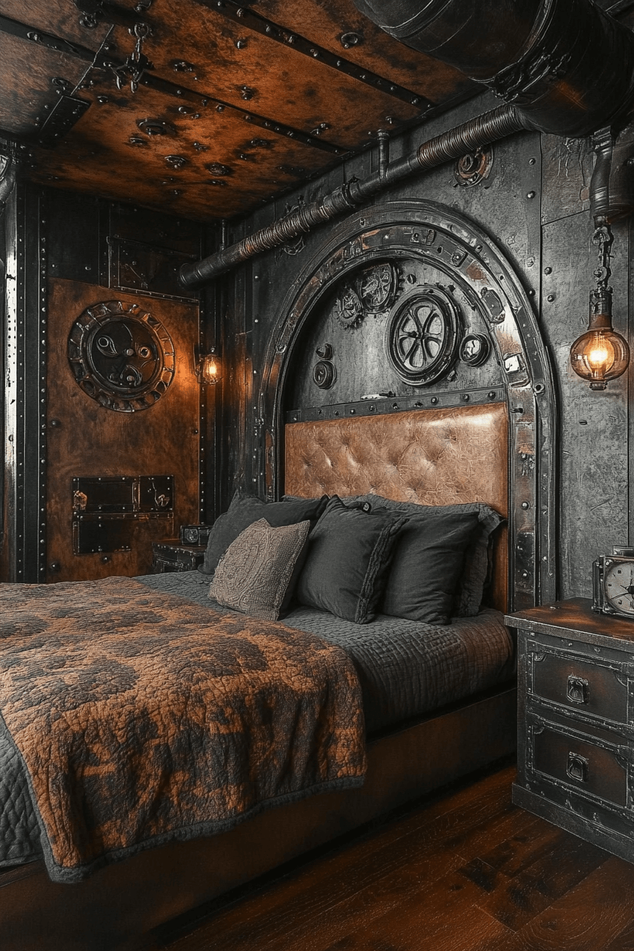 29 Industrial Bedroom Design Inspirations That Feel Fresh and Functional 22 industrial bedroom design