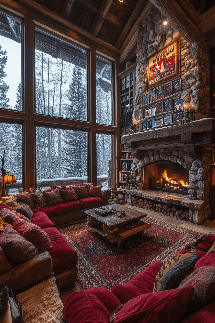 29 Old Cabin Interior Living Room Decor Ideas That Embrace Rustic Beauty 23 old cabin interior living room