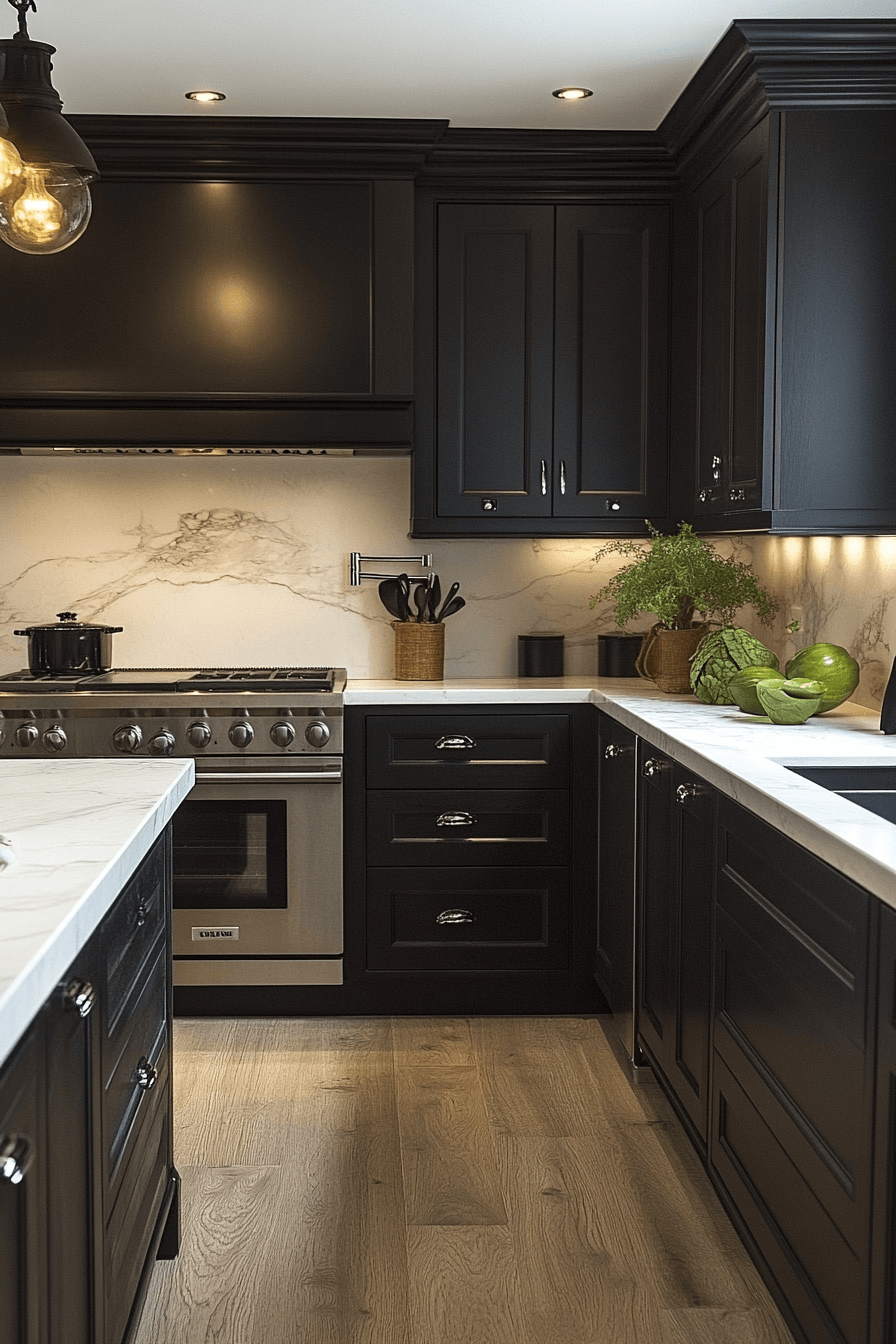 29 Dark and Moody Kitchen Spaces That Turn Everyday Cooking into Art 23 dark and moody kitchen