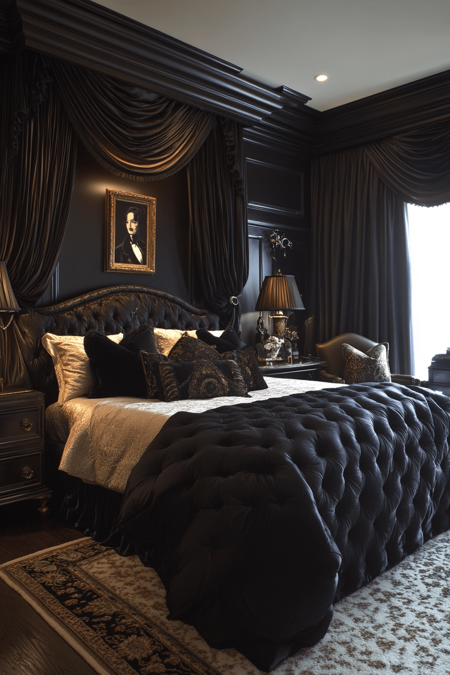 29 Moody Vintage Bedroom Ideas to Add Personality and Comfort to Your Room 23 moody vintage bedroom