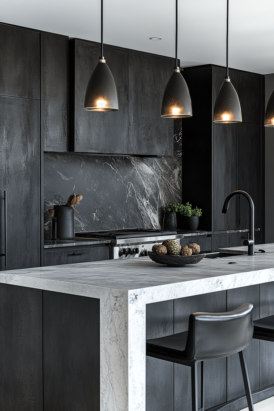 29 Moody Kitchen Cabinets to Embrace Rich Tones and Timeless Style 23 moody kitchen cabinets