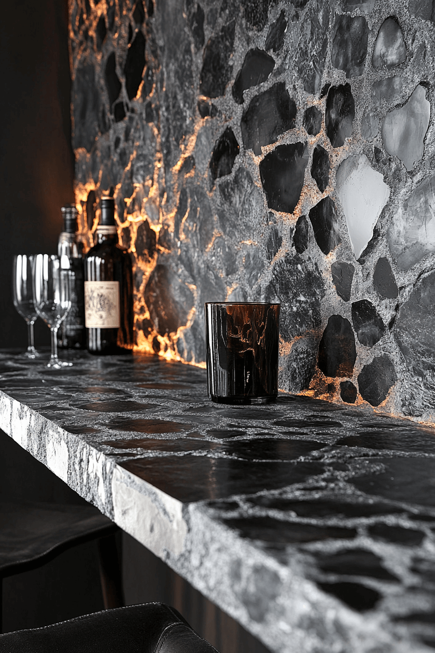 29 Stone Wall Interior Concepts That Make Your Space Stand Out 23 stone wall interior