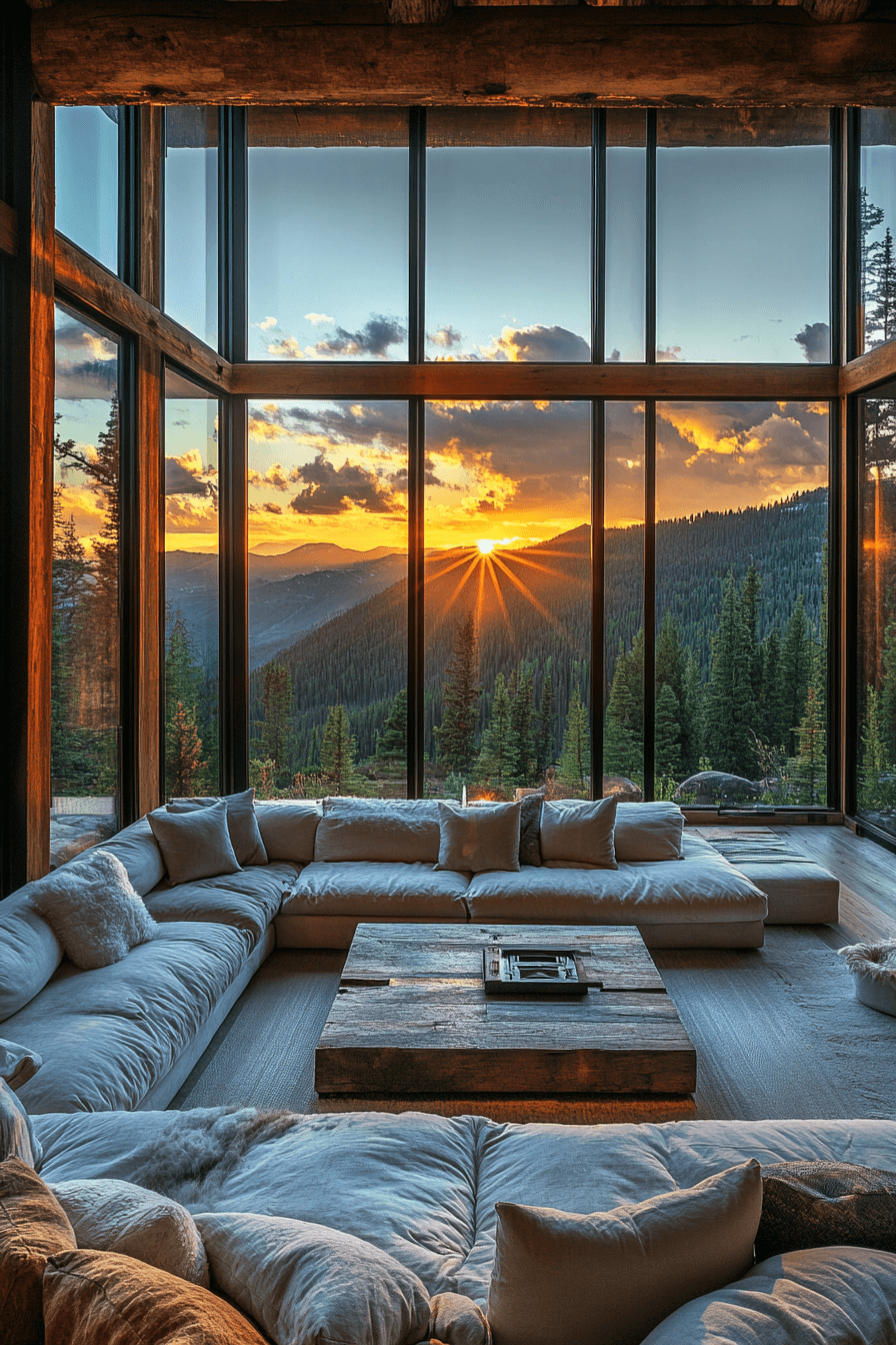 29 Cabin Living Room Ideas to Create the Perfect Escape 23 cabin living room