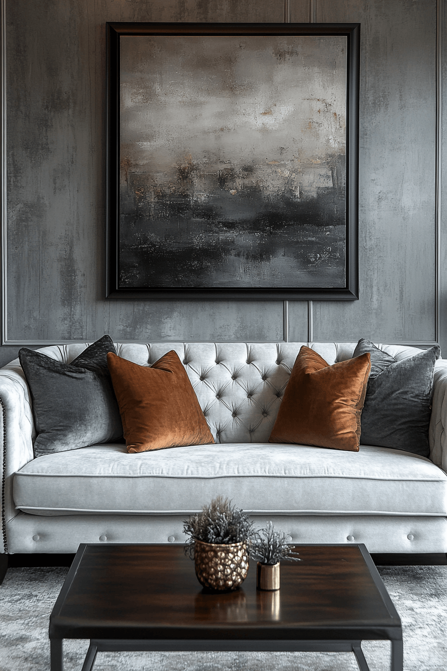 29 Gray Couch Living Room Looks That Never Go Out of Style 23 gray couch living room