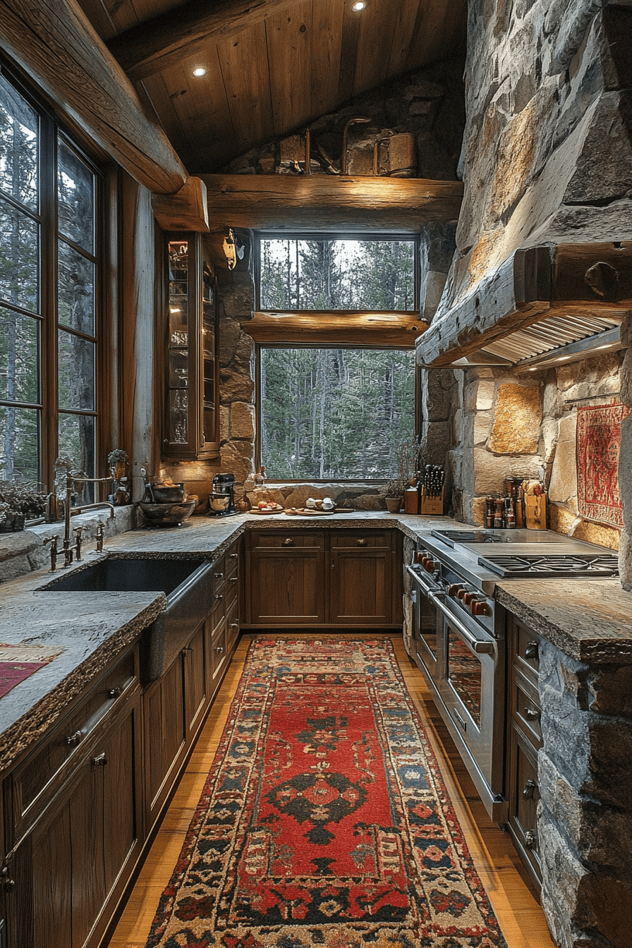29 Cabin Kitchens That Blend Rustic Charm with Modern Style 24 cabin kitchens