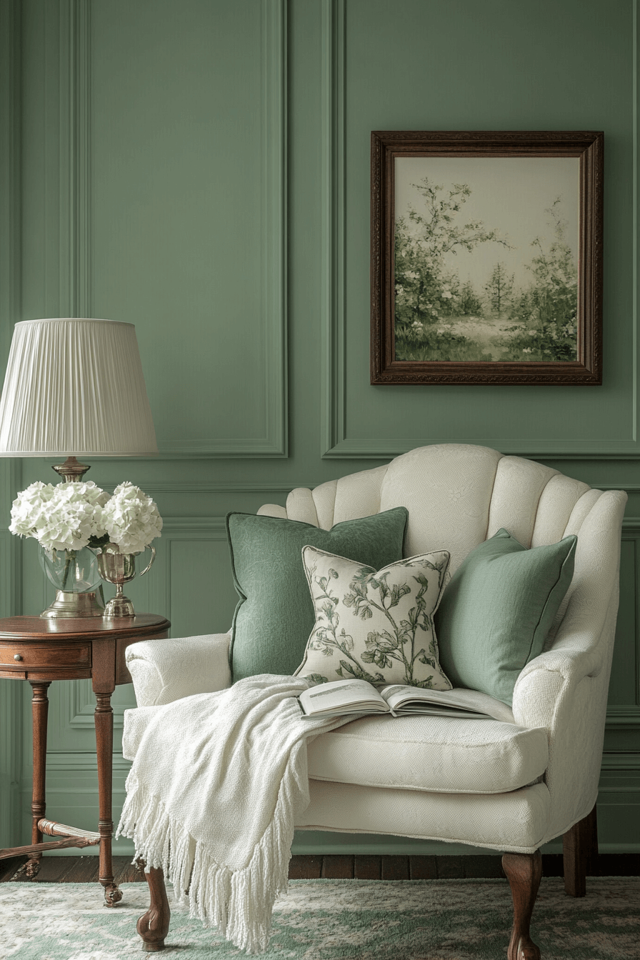 29 Green Living Room Decor Inspirations for a Fresh Modern Makeover 24 green living room decor