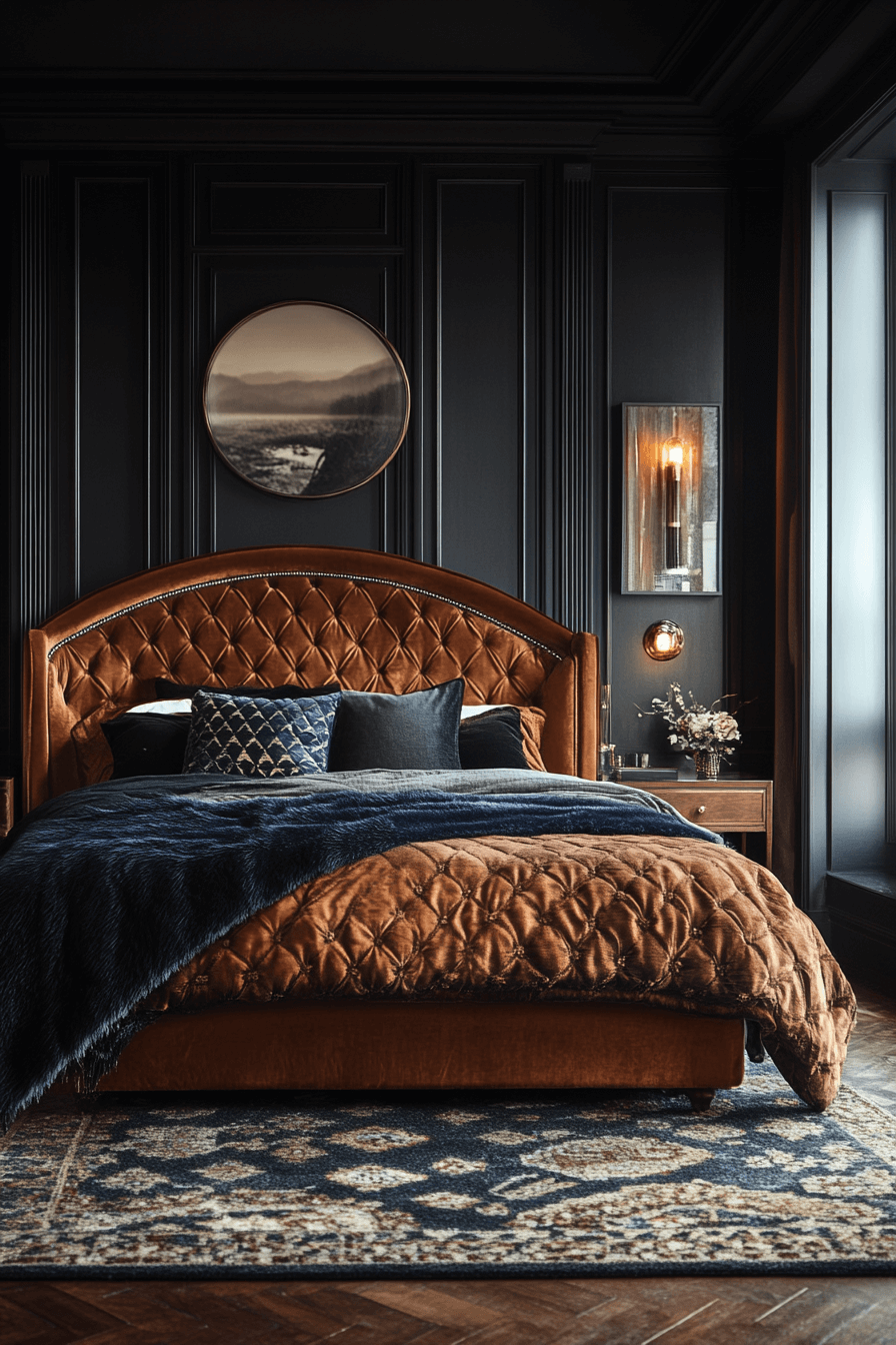 29 Moody Vintage Bedroom Ideas to Add Personality and Comfort to Your Room 24 moody vintage bedroom