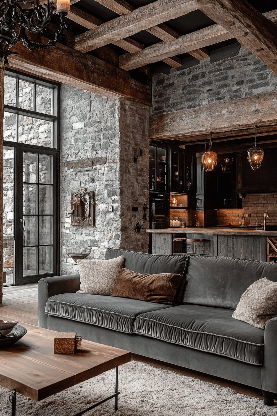 29 Old Cabin Interior Living Room Decor Ideas That Embrace Rustic Beauty 24 old cabin interior living room
