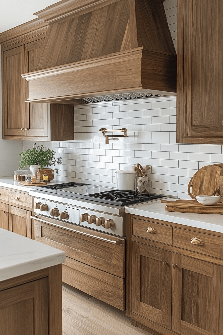 29 Walnut Kitchen Cabinets That Exude Understated Luxury 24 Walnut Kitchen Cabinets