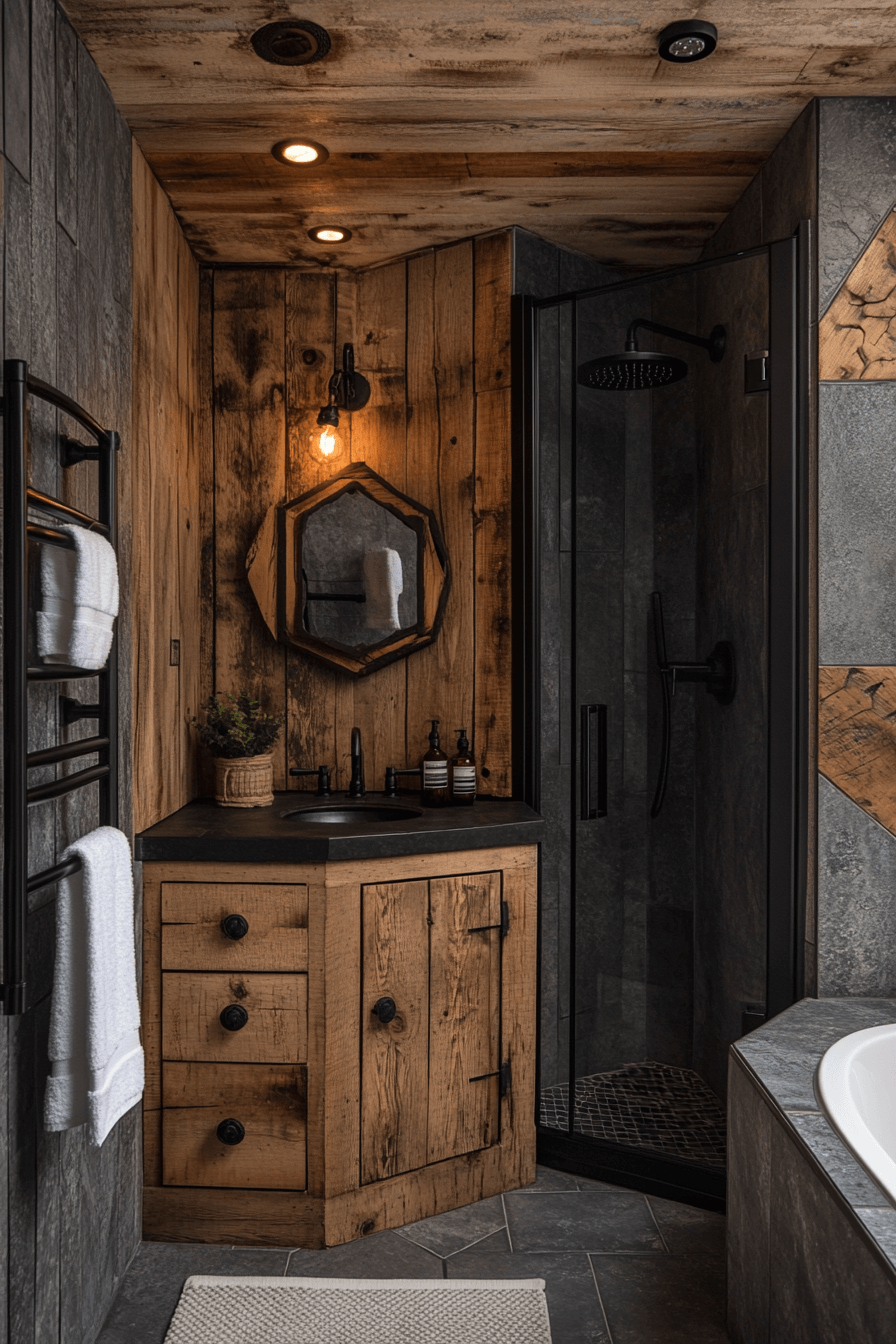 29 Cabin Bathroom Layouts That Maximize Comfort and Charm 24 cabin bathroom