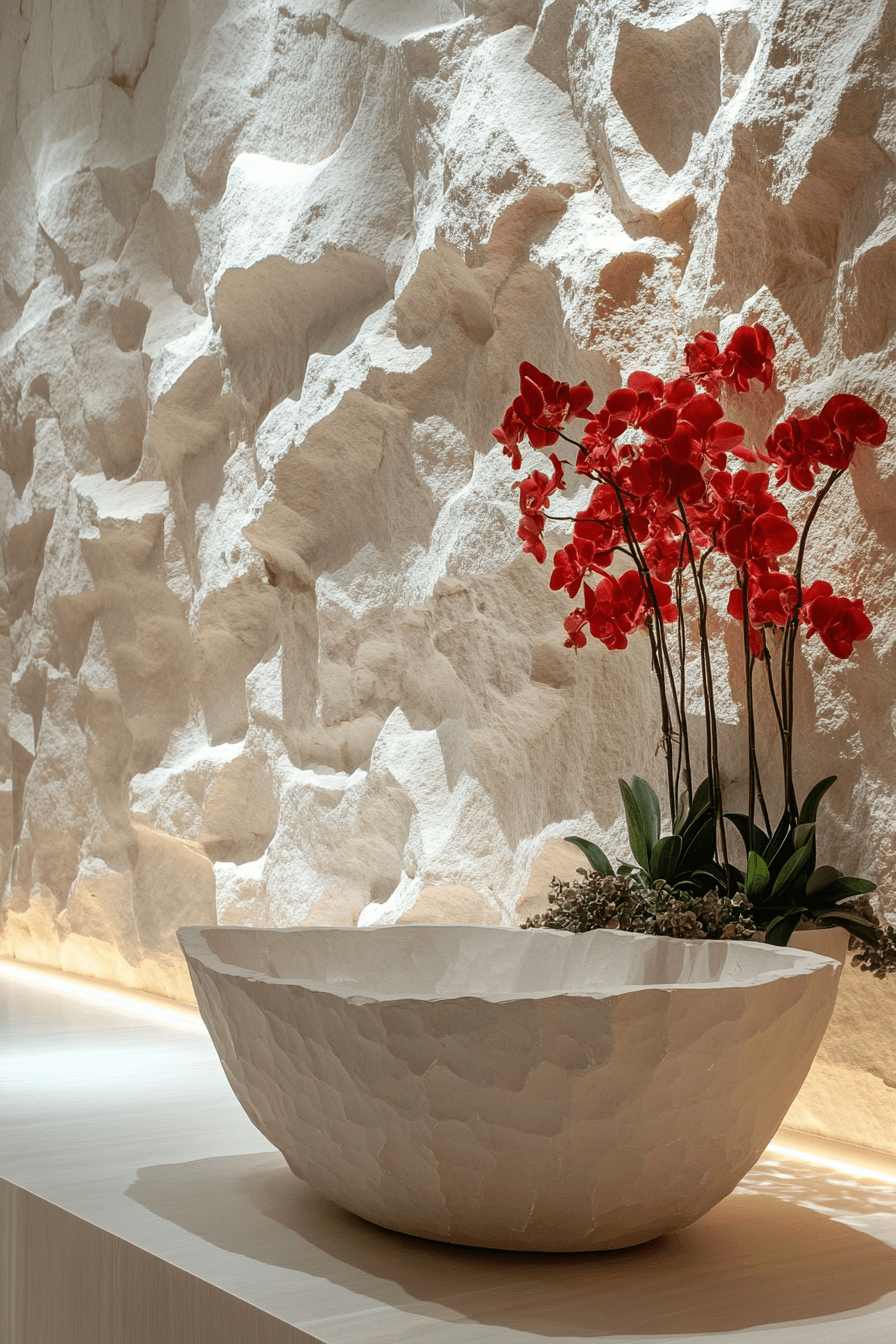 29 Stone Wall Interior Concepts That Make Your Space Stand Out 25 stone wall interior