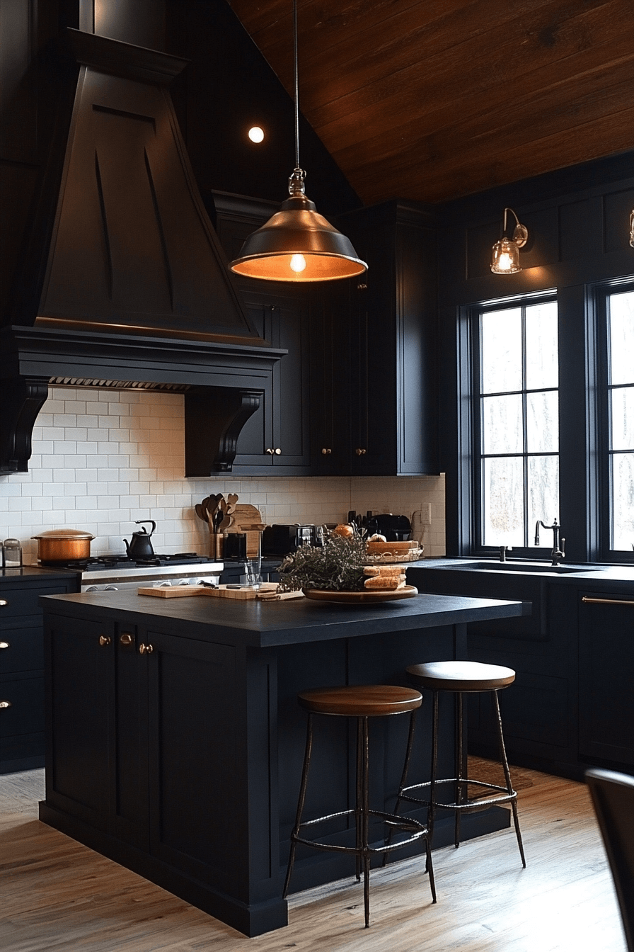29 Moody Cottage Kitchen Interiors That Radiate Peace and Personality 25 moody cottage kitchen