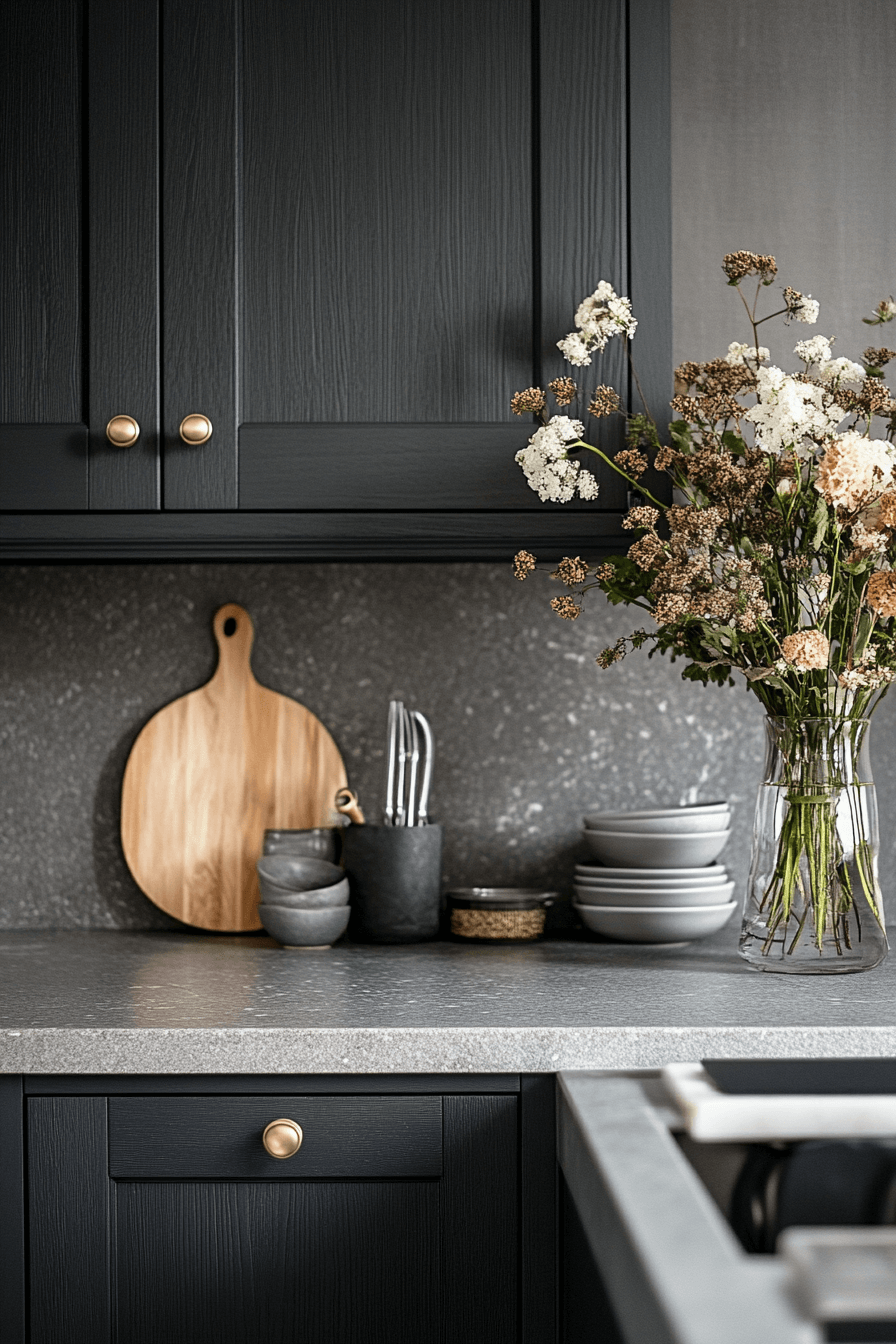 29 Moody Kitchen Cabinets to Embrace Rich Tones and Timeless Style 25 moody kitchen cabinets