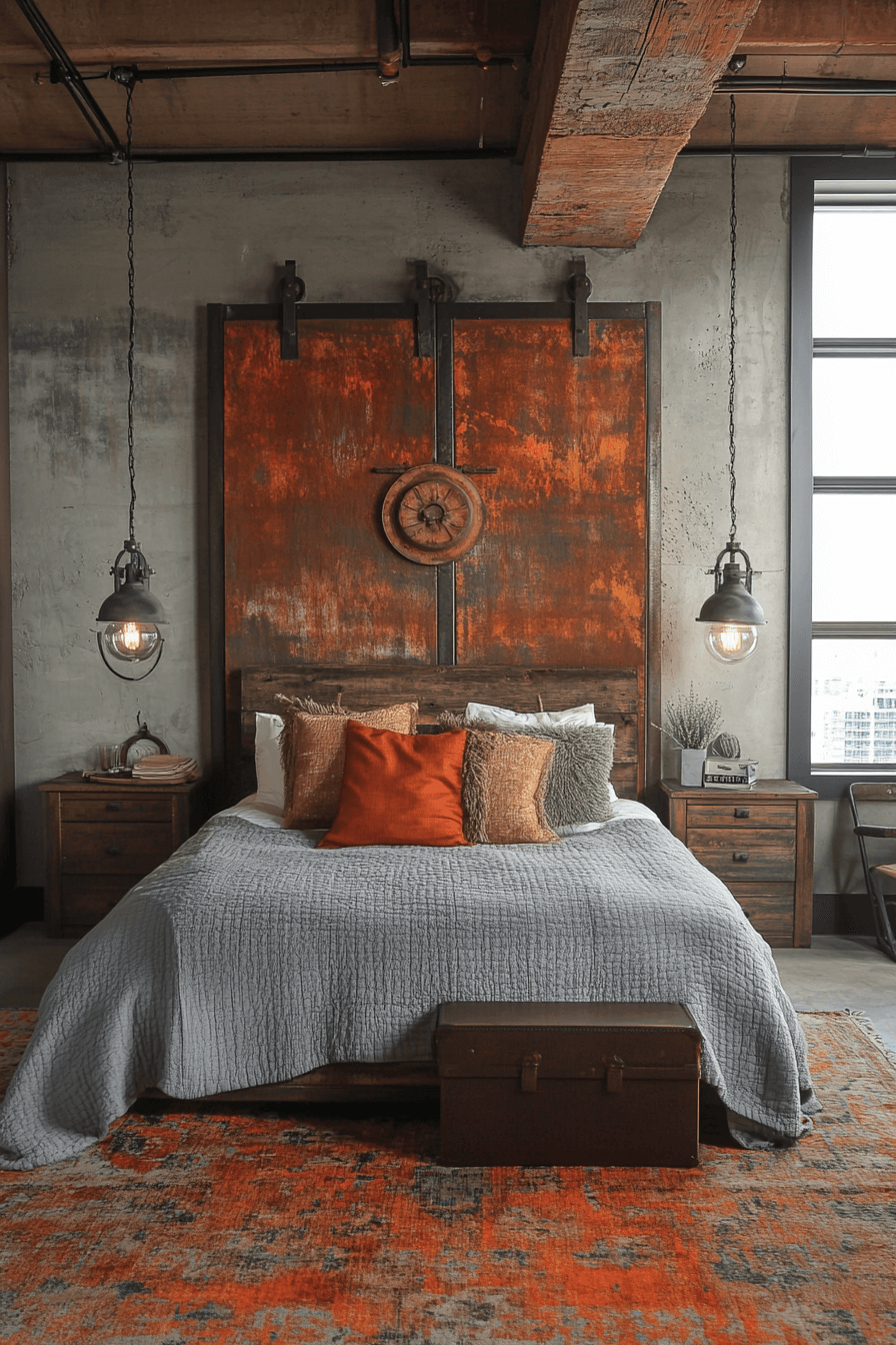 29 Industrial Bedroom Design Inspirations That Feel Fresh and Functional 26 industrial bedroom design