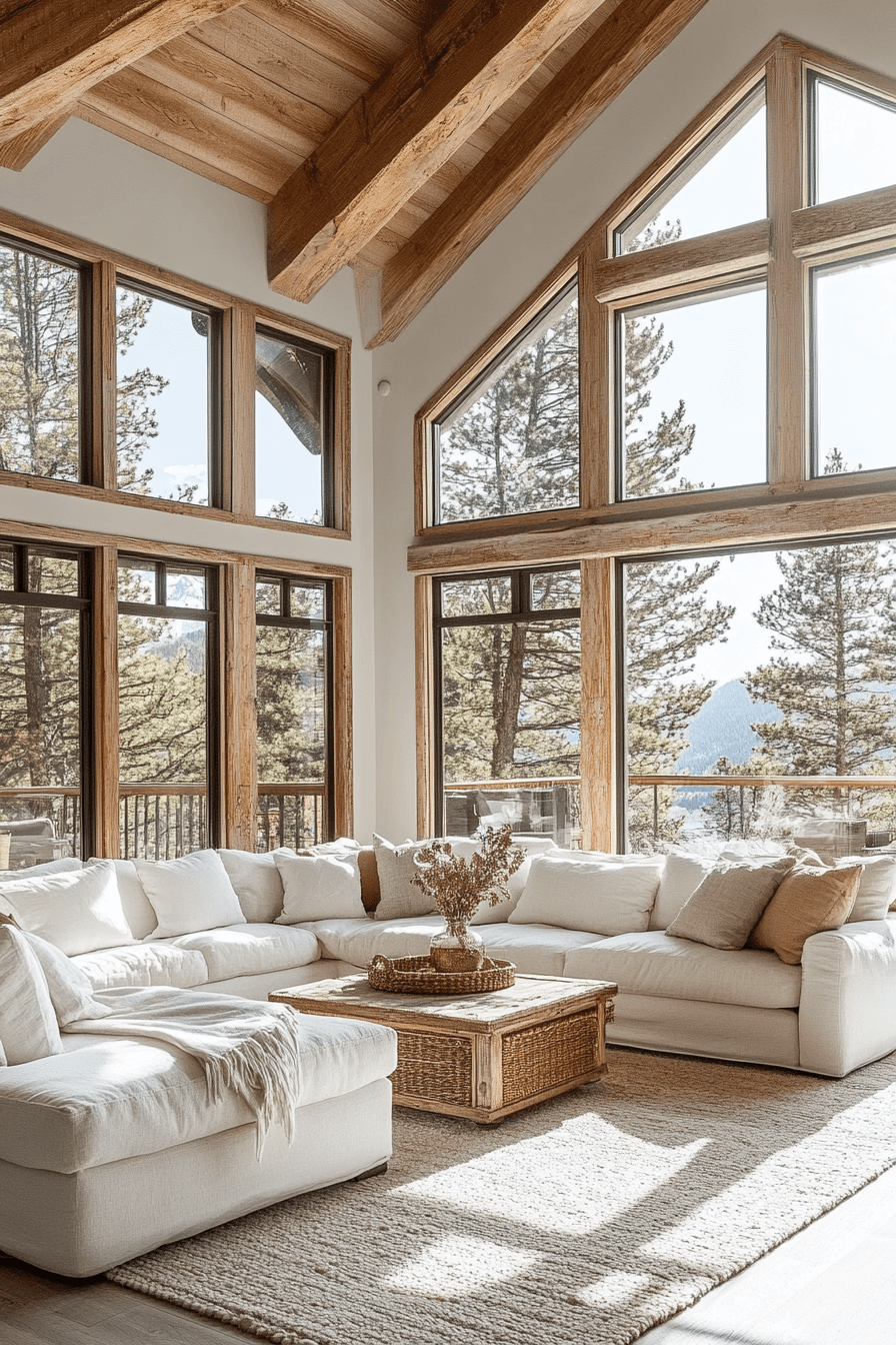29 Cabin Living Room Ideas to Create the Perfect Escape 26 cabin living room