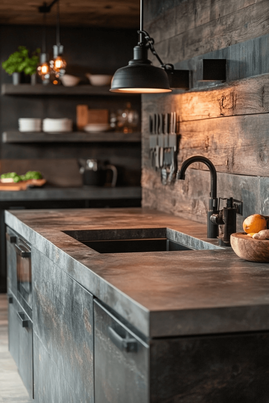 29 Dark and Moody Kitchen Spaces That Turn Everyday Cooking into Art 26 dark and moody kitchen