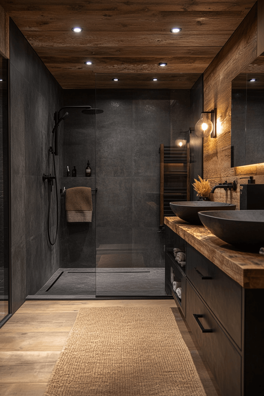 29 Industrial Bathroom Ideas That Turn Raw Details Into Refined Style 26 industrial bathroom ideas