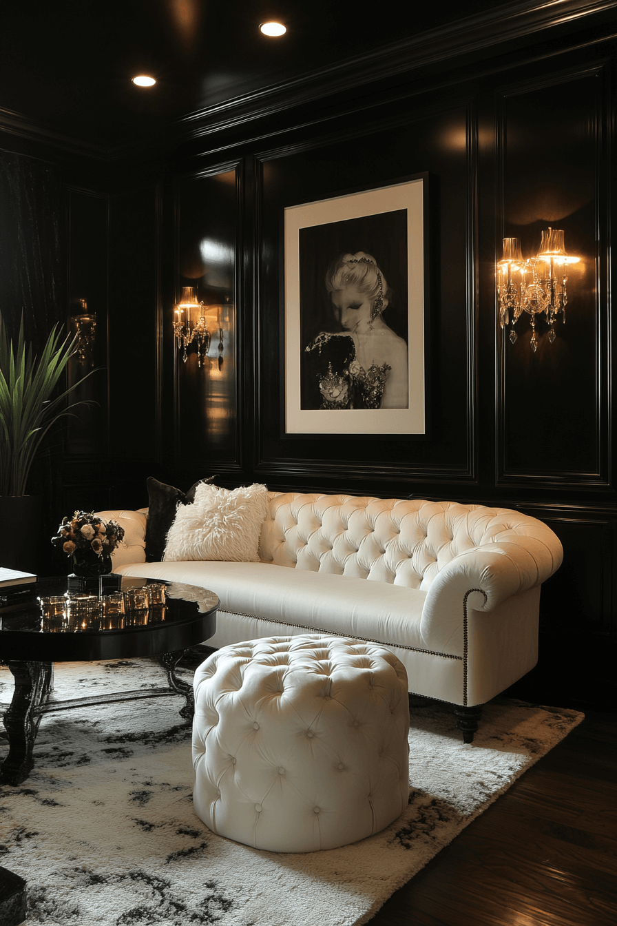 29 Black and White Living Room Decor Ideas That Make a Strong Statement 26 black and white living room decor