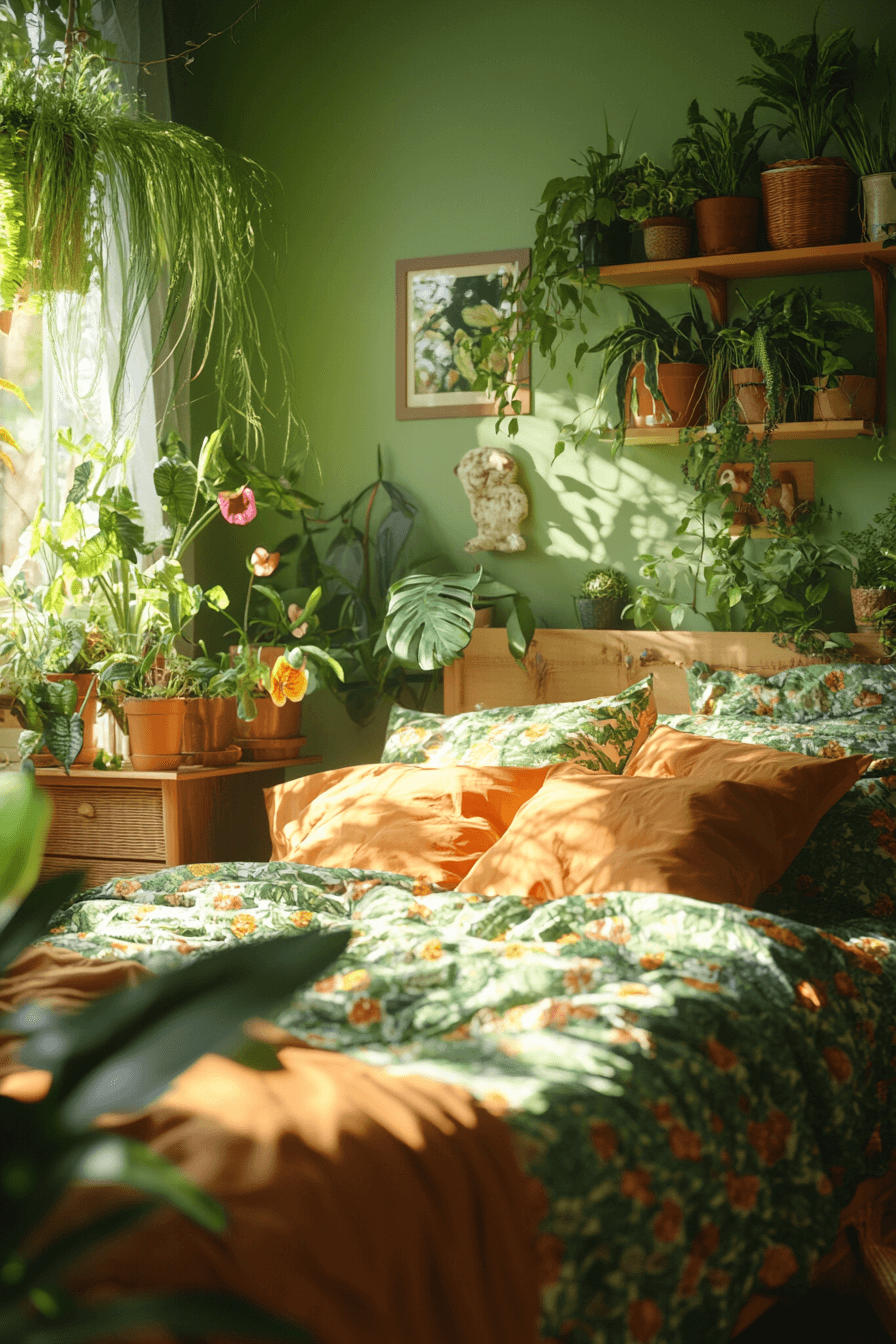 29 Botanical Bedrooms That Embrace Green Living in Style 26 botanical bedrooms
